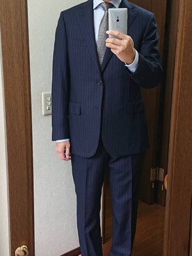 「コルネリアーニ」｜corneliani manさん（メンズ・178cm）の秋コーディネート