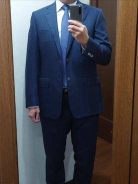 「コルネリアーニ」｜corneliani manさん（メンズ・178cm）の冬コーディネート