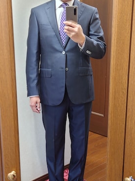 「コルネリアーニ」｜corneliani manさん（メンズ・178cm）の冬コーディネート