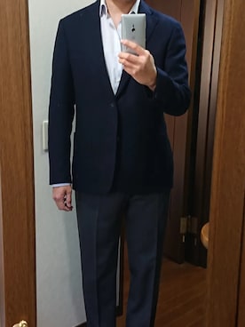 「コルネリアーニ」｜corneliani manさん（メンズ・178cm）の冬コーディネート