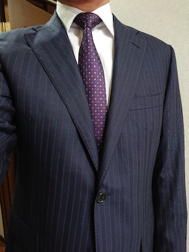 「コルネリアーニ」｜corneliani manさん（メンズ・178cm）の冬コーディネート