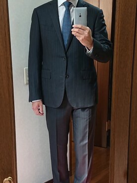 「コルネリアーニ」｜corneliani manさん（メンズ・178cm）の春コーディネート