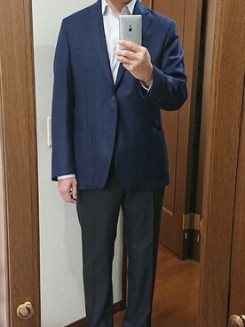 「コルネリアーニ」｜corneliani manさん（メンズ・178cm）の冬コーディネート