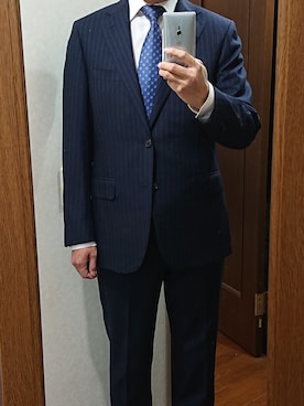 「コルネリアーニ」｜corneliani manさん（メンズ・178cm）の春コーディネート