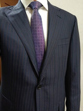 「コルネリアーニ」｜corneliani manさん（メンズ・178cm）の冬コーディネート