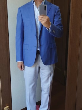 「コルネリアーニ」｜corneliani manさん（メンズ・178cm）の秋コーディネート