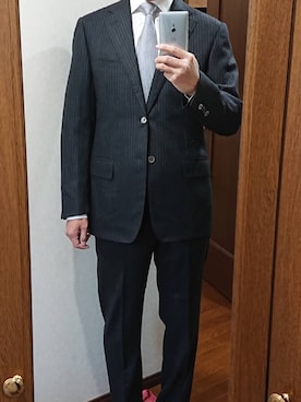 「コルネリアーニ」｜corneliani manさん（メンズ・178cm）の冬コーディネート