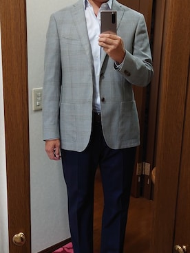 「コルネリアーニ」｜corneliani manさん（メンズ・178cm）の秋コーディネート