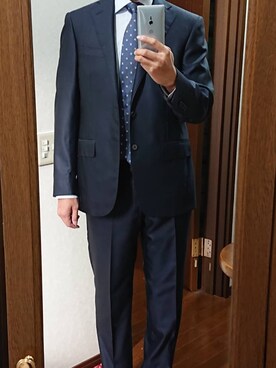 「コルネリアーニ」｜corneliani manさん（メンズ・178cm）の秋コーディネート