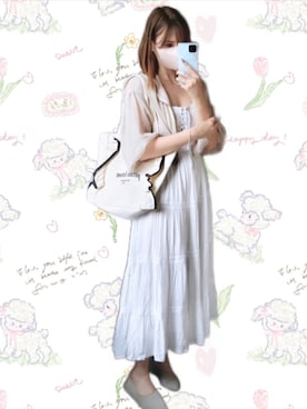 「アイテム（バレエシューズ）」を使った、ALICE⭐アリスさん（レディース・168cm）の秋コーディネート