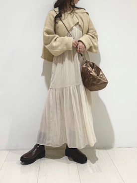 minamiさん（レディース・158cm）の冬コーディネート