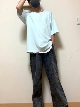 「ADRER（アドラー）の【ADRER】サイドジップレイヤードタンク（タンクトップ）」を使った、しお🧂さん（メンズ・169cm）の秋コーディネート