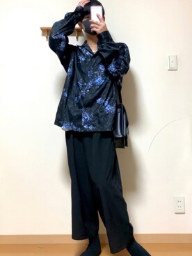 「ADRER（アドラー）の【ADRER】サイドジップレイヤードタンク（タンクトップ）」を使った、しお🧂さん（メンズ・169cm）の秋コーディネート