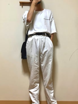 「G.O.C（ジーオーシー）のアイテム（Tシャツ/カットソー）」を使った、しお🧂さん（メンズ・169cm）の夏コーディネート
