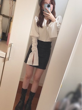 「Melt the lady」｜eas.さん（レディース・159cm）の秋コーディネート