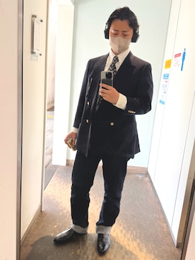 「アイテム（ネクタイ）」を使った、kulabass1989さん（メンズ・173cm・30代）の秋コーディネート