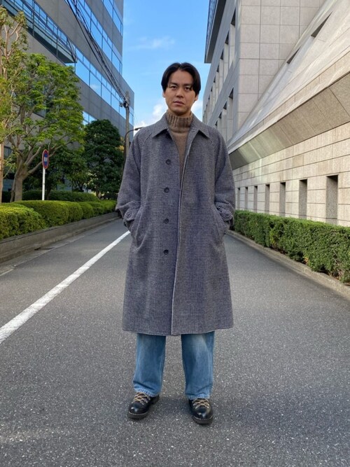 ユナイテッドアローズY.ISHIIさんのステンカラーコートを使った ユナイテッドアローズY.ISHIIさんのステンカラーコートを使った