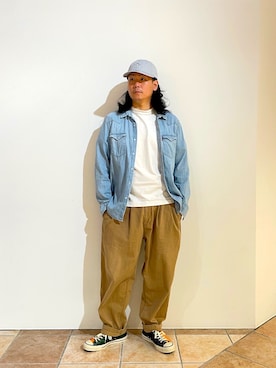 「override 」｜清野さん（メンズ・175cm）の秋コーディネート