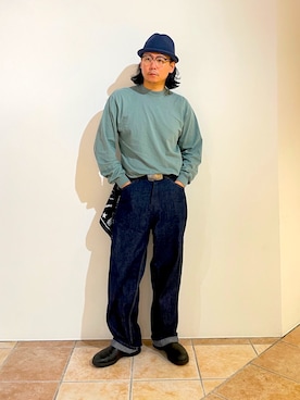 「ハットコーデ」｜清野さん（メンズ・175cm）の秋コーディネート