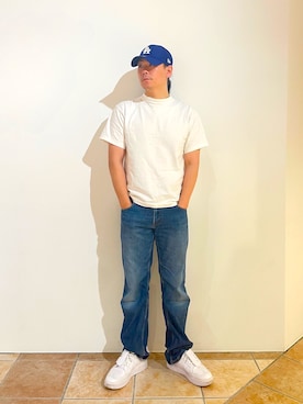 「NIKE（ナイキ）のアイテム」を使った、清野さん（メンズ・175cm）の夏コーディネート