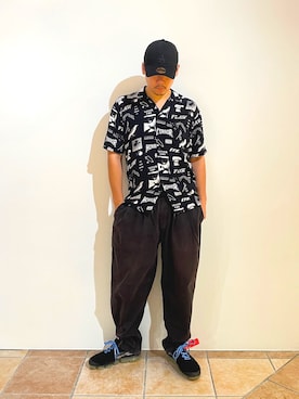 「Johnbull Private labo（ジョンブルプライベートラボ）のアイテム」を使った、清野さん（メンズ・175cm）の夏コーディネート