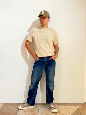 「Johnbull Private labo（ジョンブルプライベートラボ）のアイテム」を使った、清野さん（メンズ・175cm）の夏コーディネート