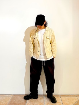 「arth」｜清野さん（メンズ・174cm）の秋コーディネート