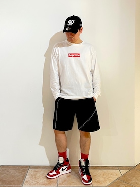 「NIKE（ナイキ）のアイテム」を使った、清野さん（メンズ・175cm）の夏コーディネート