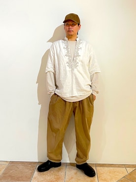 「override 」｜清野さん（メンズ・175cm）の秋コーディネート