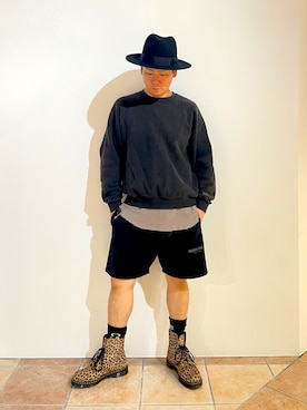 「ハットコーデ」｜清野さん（メンズ・174cm）の秋コーディネート