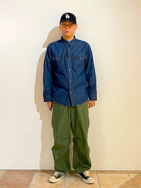 「override 」｜清野さん（メンズ・175cm）の秋コーディネート