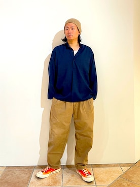 「override 」｜清野さん（メンズ・174cm）の秋コーディネート