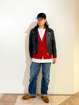 「UNITED ARROWS（ユナイテッドアローズ）のアイテム」を使った、清野さん（メンズ・174cm）の春コーディネート