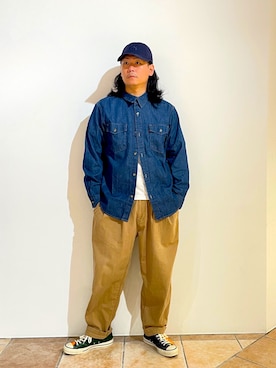 「override 」｜清野さん（メンズ・175cm）の秋コーディネート