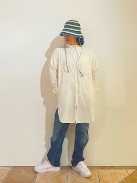 「Johnbull Private labo（ジョンブルプライベートラボ）のアイテム」を使った、清野さん（メンズ・175cm）の夏コーディネート
