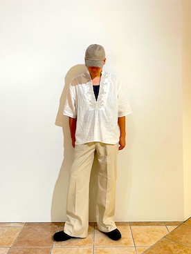 「override 」｜清野さん（メンズ・175cm）の秋コーディネート