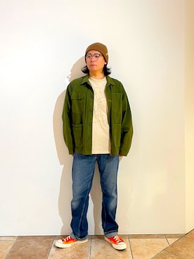 「override 」｜清野さん（メンズ・174cm）の秋コーディネート