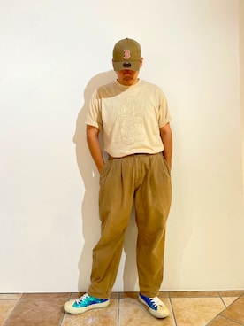 「ミッキー」｜清野さん（メンズ・175cm）の夏コーディネート