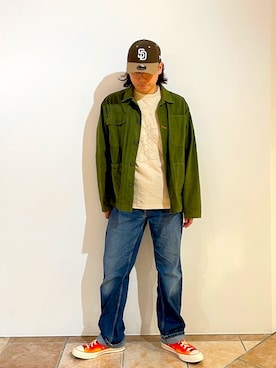 「override 」｜清野さん（メンズ・174cm）の秋コーディネート