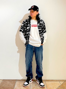 「NIKE（ナイキ）のアイテム」を使った、清野さん（メンズ・175cm）の夏コーディネート