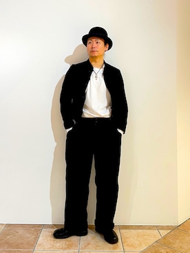 「Blundstone（ブランドストーン）のアイテム」を使った、清野さん（メンズ・174cm）の冬コーディネート