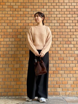 「KATHARINE ROSS（キャサリンロス）のアイテム（パンツ）」を使った、sh723さん（レディース・165cm）の冬コーディネート