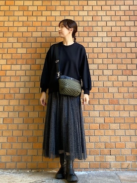 「KATHARINE ROSS（キャサリンロス）のアイテム（Tシャツ/カットソー）」を使った、sh723さん（レディース・165cm）の秋コーディネート