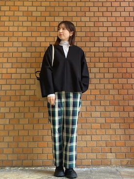 「KATHARINE ROSS（キャサリンロス）のアイテム（パンツ）」を使った、sh723さん（レディース・165cm）の冬コーディネート