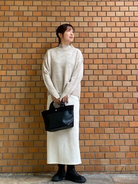 「KATHARINE ROSS（キャサリンロス）のアイテム（ニット/セーター）」を使った、sh723さん（レディース・165cm）の秋コーディネート