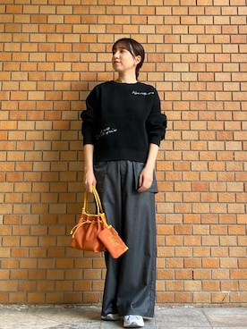 「KATHARINE ROSS（キャサリンロス）のアイテム（スラックス）」を使った、sh723さん（レディース・165cm）の秋コーディネート