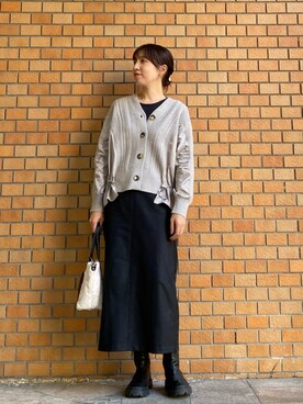 「KATHARINE ROSS（キャサリンロス）のアイテム（ブルゾン）」を使った、sh723さん（レディース・165cm）の秋コーディネート