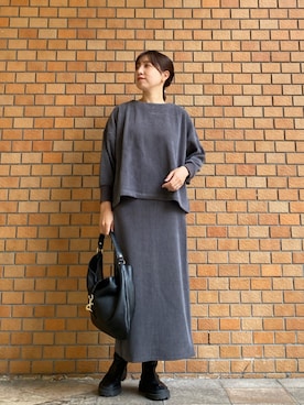 「KATHARINE ROSS（キャサリンロス）のアイテム（Tシャツ/カットソー）」を使った、sh723さん（レディース・165cm）の秋コーディネート
