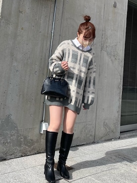 かなみさん（レディース・160cm）の春コーディネート