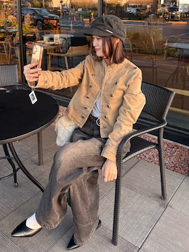 莉央さん(レディース・159cm)の秋コーディネート